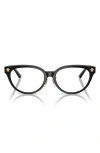 Versace 54mm Pillow Optical Glasses In Black