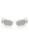 Versace 54mm Pillow Sunglasses In Crystal