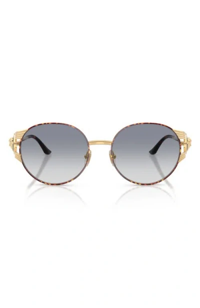 Versace 54mm Round Sunglasses In Gold