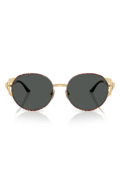 Versace 54mm Round Sunglasses In Gold