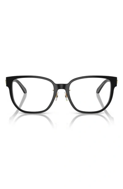 Versace 54mm Square Optical Galsses In Black