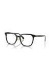 Versace 54mm Square Optical Glasses In Black