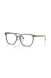 Versace 54mm Square Optical Glasses In Gray