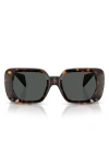 Versace Tortoise-shell Square Frame Sunglasses In Havana