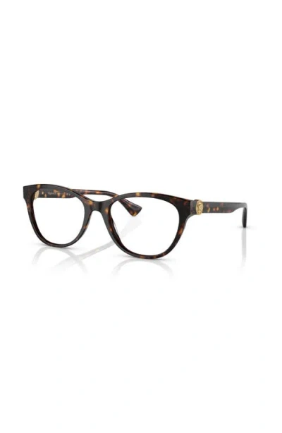 Versace 55mm Cat Eye Optical Glasses In Multi