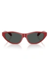Versace 55mm Cat Eye Sunglasses