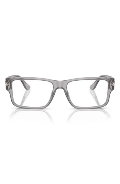VERSACE VERSACE 55MM RECTANGLE OPTICAL GLASSES
