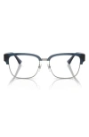 Versace 55mm Square Optical Glasses In Blue