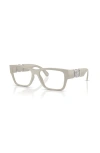 Versace 55mm Square Optical Glasses In Gray