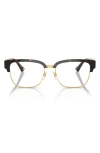 Versace Square Frame Flat Mirror In Havana