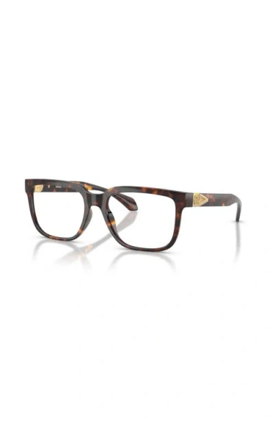 Versace 55mm Square Optical Glasses In Multi