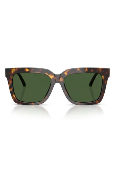 Versace 55mm Square Sunglasses In Brown