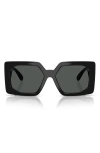 Versace 55mm Square Sunglasses In Black