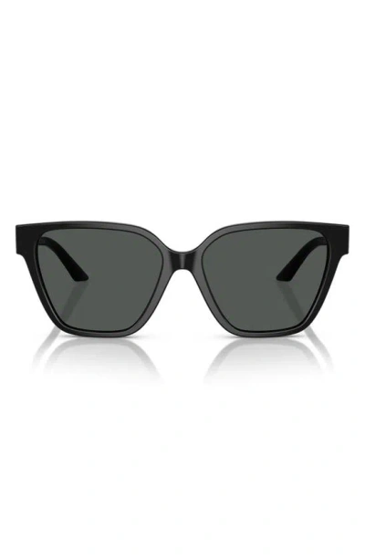 Versace Embellished Medusa Butterfly Sunglasses In Black