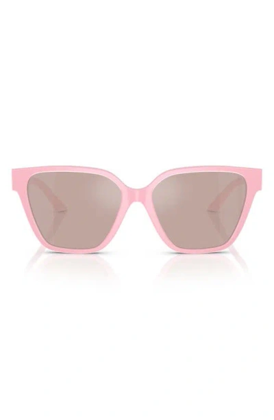 Versace 56mm Butterfly Sunglasses In Pink Gradient
