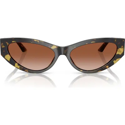 VERSACE VERSACE 56MM CAT EYE SUNGLASSES