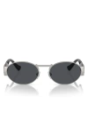 VERSACE 56MM OVAL SUNGLASSES