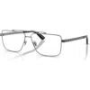 Versace 58mm Rectangle Optical Glasses In Gray