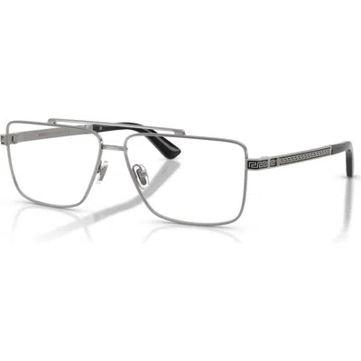 VERSACE VERSACE 56MM RECTANGLE OPTICAL GLASSES