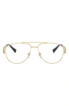 Versace Square-frame Glasses In Gold/demo Lens