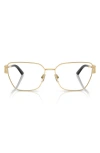 Versace 57mm Pillow Optical Glasses In Gold