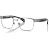 Versace 57mm Square Optical Glasses In Gray