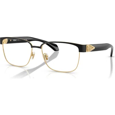 Versace 57mm Square Optical Glasses In Multi