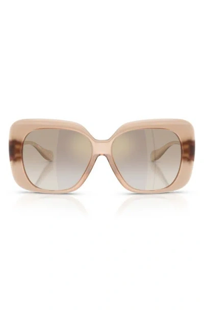 Versace 57mm Square Sunglasses In Neutral