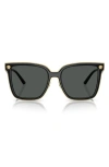 Versace 58mm Butterfly Sunglasses In Black