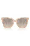 Versace 58mm Butterfly Sunglasses In Blush