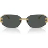 Versace Woman Sunglasses Ve2274 In Dark Grey