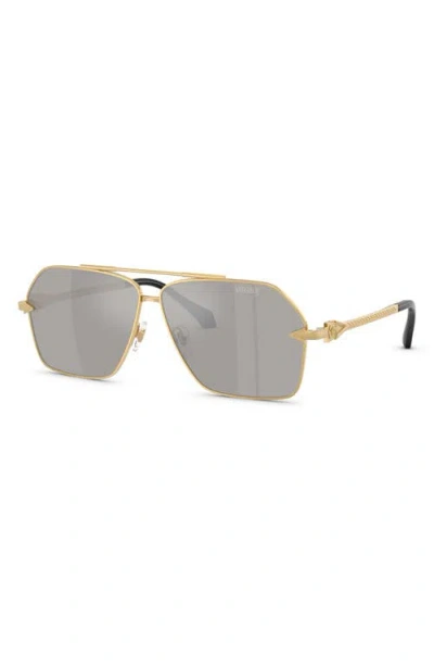 Versace 63mm Pilot Sunglasses In Multi