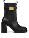 Versace 85mm Leda Ankle Boots In Black