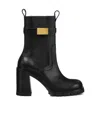 Versace 85mm Leda Ankle Boots In Black