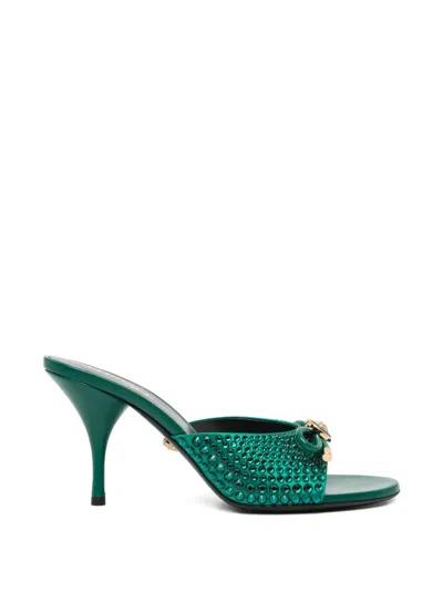 Versace 85mm Opera Sandals In Green