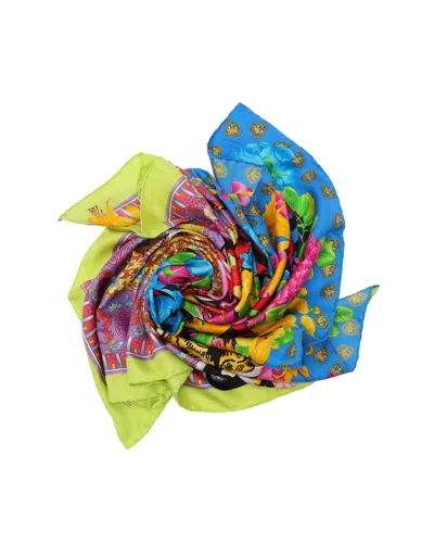Versace 90 Silk Scarf In Multi