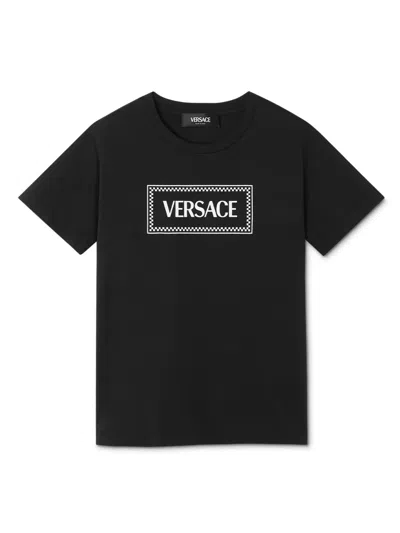 VERSACE LOGO印花棉T恤