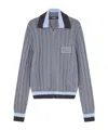 Versace Grey Virgin Wool Sweater In Gray