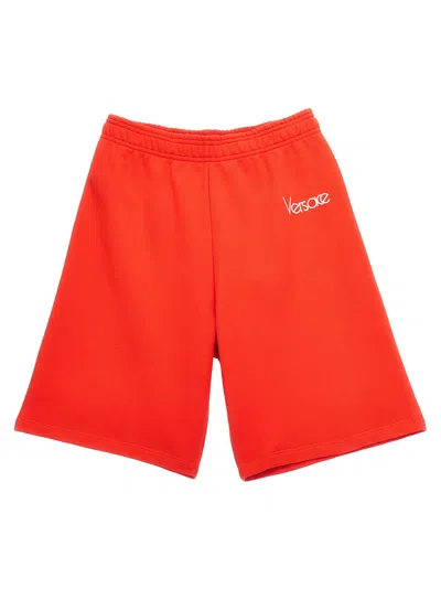 VERSACE 90S VINTAGE LOGO BERMUDA SHORTS