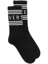 Versace 90s Vintage Logo Socks In Black