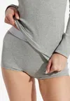Versace 90s Vintage Logo Trunks In Gray