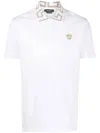 VERSACE VERSACE A87402 MAN OPTICAL WHITE T SHIRT AND POLO