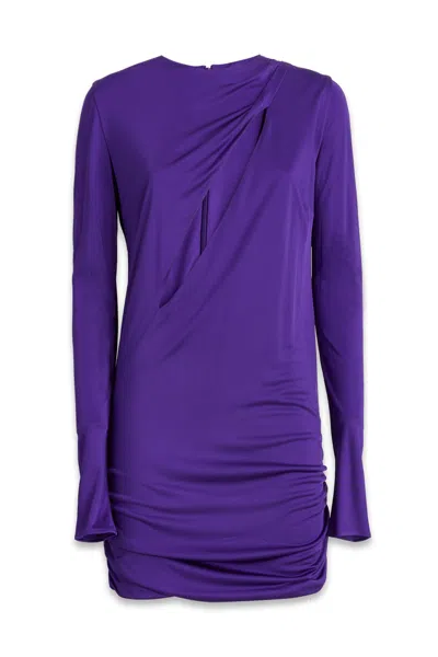 Versace Dresses In Bright Dark Orchid