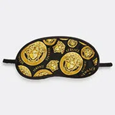Versace Men's Medusa Face Mask In Black