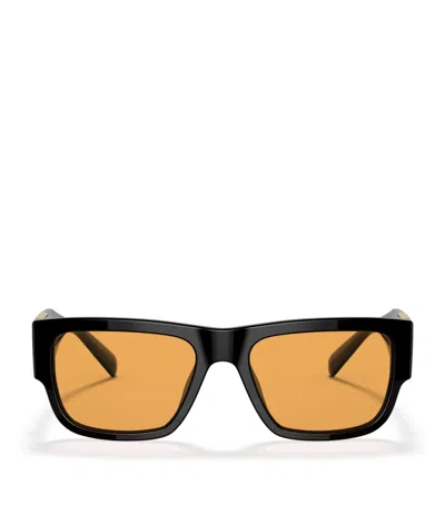 Versace Acetate 0ve4406 Sunglasses In Black