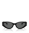 Versace Womens Black Ve4454 Logo-embellished Acetate Sunglasses In Black