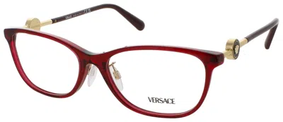 Versace Acetate Eyeglasses 0ve3297d Demo 55-16-140 In White