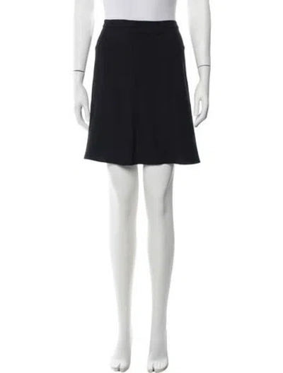 Pre-owned Versace Acetate Mini Skirt In Black