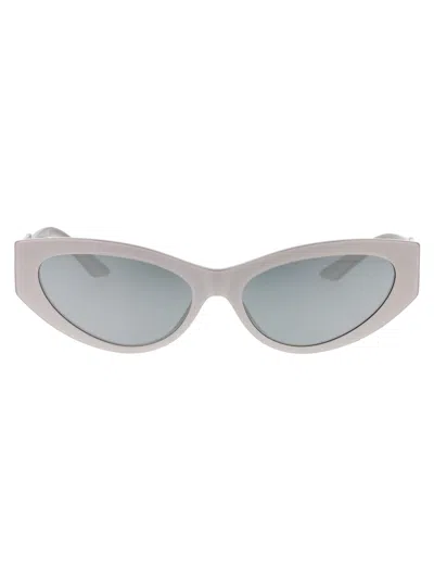 Versace Acetate Pearl Grey Sunglasses In White