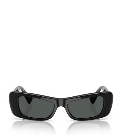 Versace Ve4481 Blk Shn Gry In Black